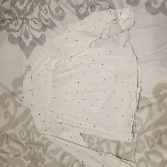 Tommy Hilfiger Boys All Over Print Button Down Shirt - Picture 5 of 5